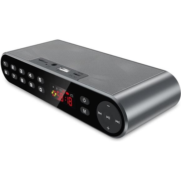 Bluetooth/FM Radio/MP3 Player Portable Wireless Speaker (Black) - Picture 2 of 6